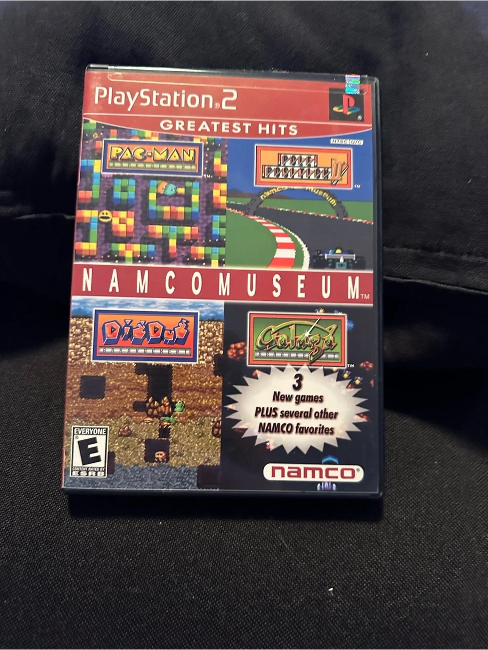 Sony Namco Museum Greatest Hits - Red/Multicolor Cover